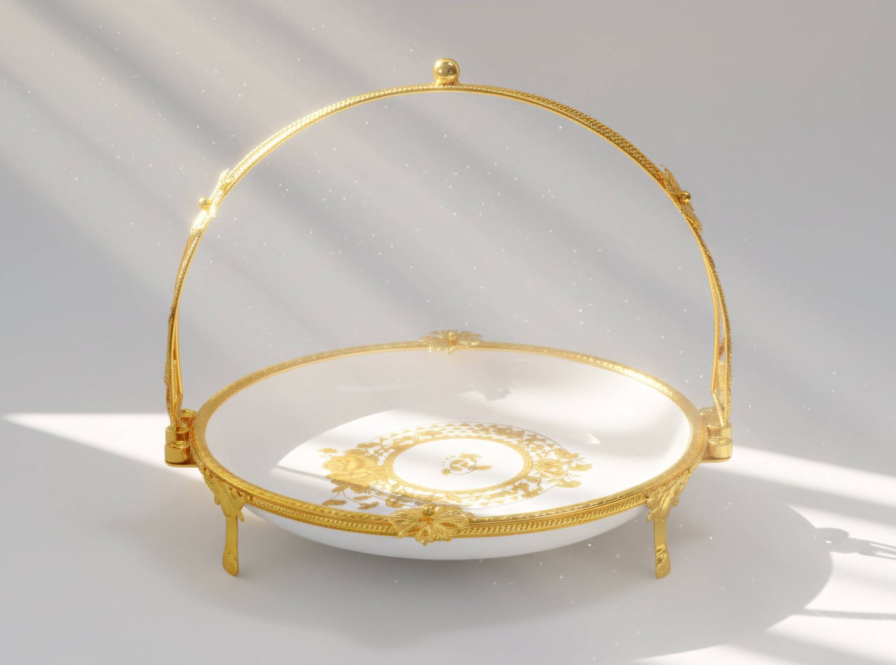 Vicenza Piring Bulat Klasik Dengan Pegangan Gemini CRP140